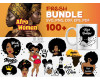 Afro Woman SVG Bundle, Black Woman Svg, African American Svg