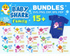 Shark Family SVG Bundle 135+