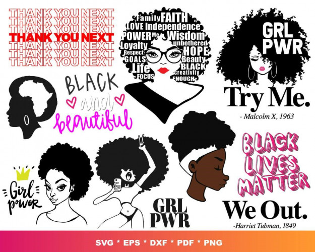 Afro SVG Bundle, Black Woman Svg, African American Svg, Black Girl Svg, Black Queen Svg, African American, Melanin Svg, Afro Svg, Afro Girl Svg, Black History Svg