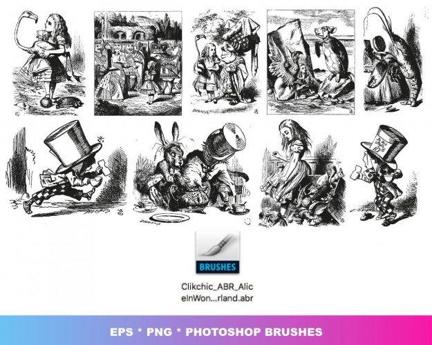 Alice In Wonderland SVG Bundle 200+