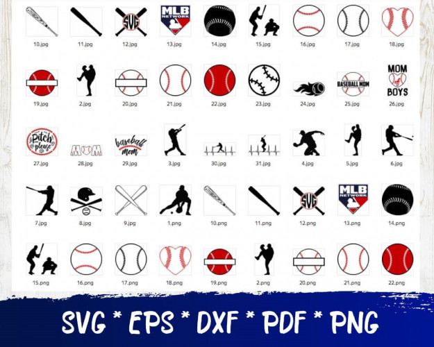 Baseball SVG Bundle 100+