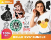 Belle SVG Bundle 100+