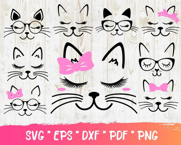 Cat SVG Bundle 200+