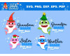 Christmas Shark SVG Bundle 12+