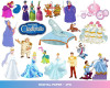 Cinderella SVG Bundle 100+