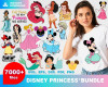 Disney Princess SVG Bundle 7000+