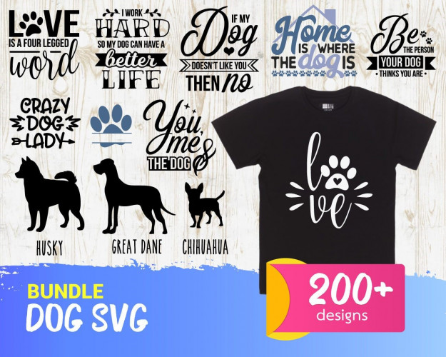 Dog SVG Bundle 200+