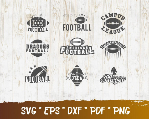 Football SVG Bundle 100+