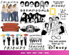 Friends TV Show SVG Bundle 1000+