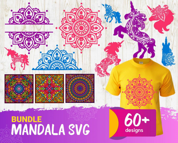Mandala SVG Bundle 60+