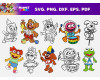 Muppet Babies SVG Bundle 68+
