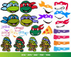Ninja Turtles SVG Bundle 1000+