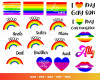 Rainbow SVG Bundle 100+