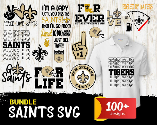 Saints SVG Bundle 100+