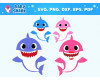 Shark Family SVG Bundle  35+