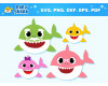 Baby Shark SVG Bundle, Shark Svg, Baby Shark, Baby Shark Png, Shark Clipart, Baby Shark Birthday, Shark Birthday Svg, Baby Shark Clipart