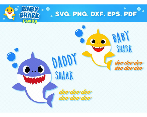 Shark Family SVG Bundle 4+