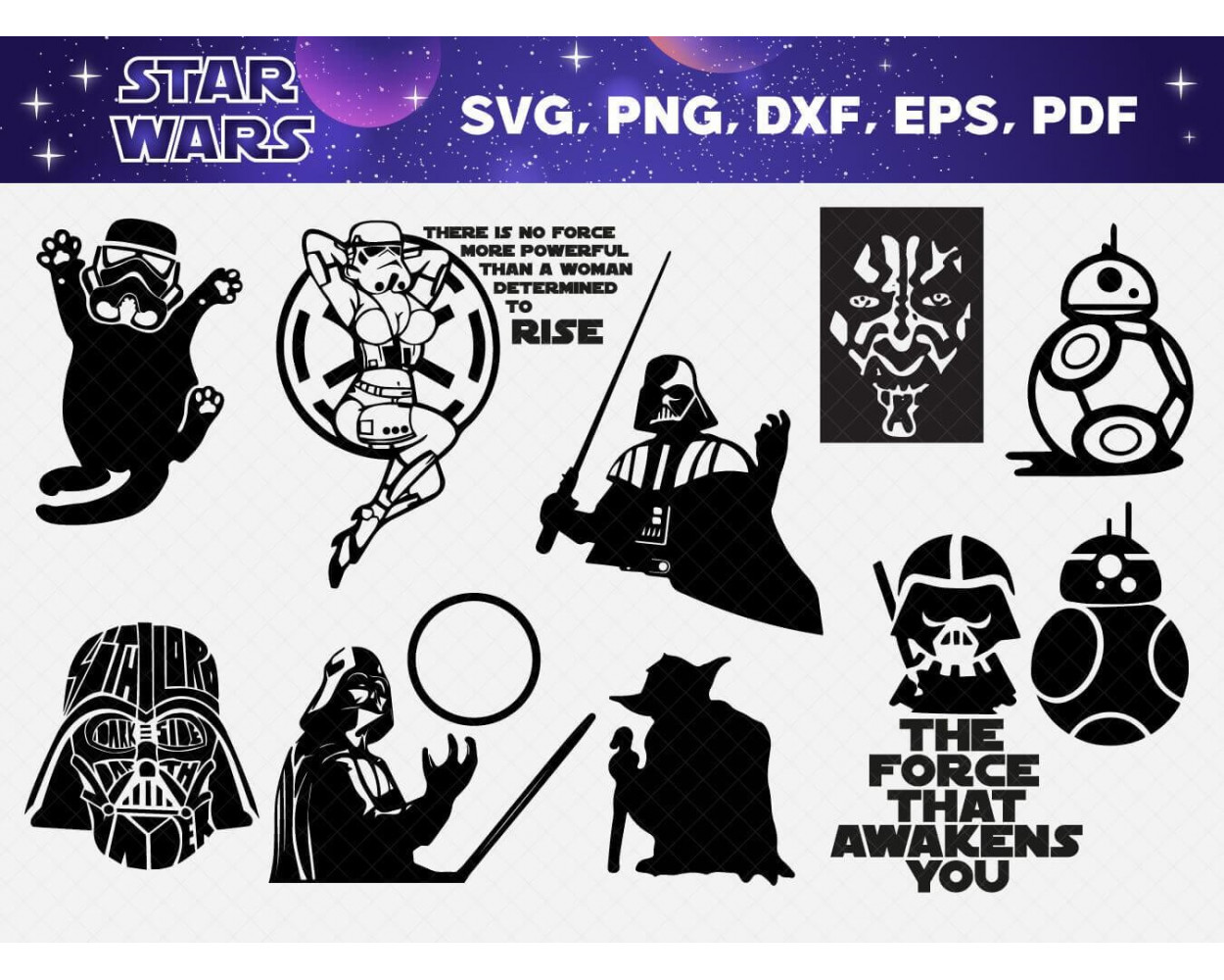 Star Wars SVG Bundle: Unleash the Force of Creativity in Your Designs