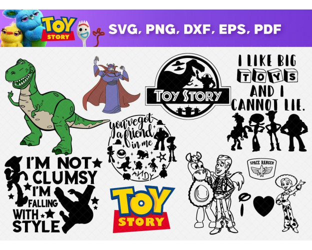 Toy Story SVG Bundle 125+