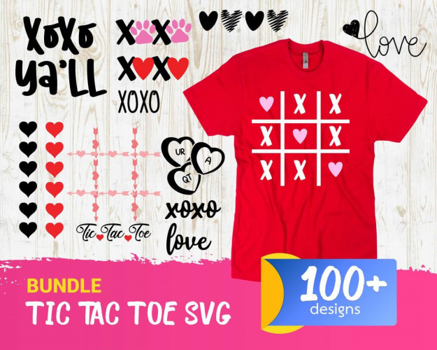 Tic Tac Toe SVG Bundle 100+