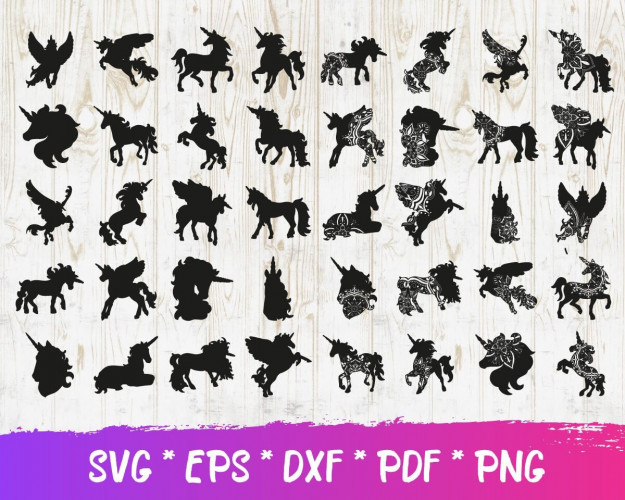 Unicorn SVG Bundle 150+