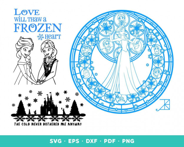 Frozen SVG Bundle 30+