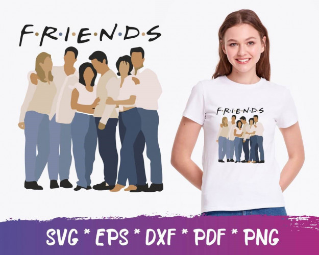 Friends TV Show SVG Bundle 100+