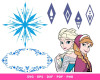 Frozen Pattern SVG Bundle 25+