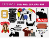 Friends TV Show SVG Bundle 75+
