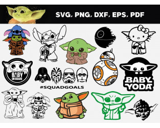 Baby Yoda SVG Bundle – MasterBundles