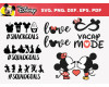 Disney SVG Bundle, High-Quality SVG Files for Crafting, Party Decorations, Apparel and Accessories