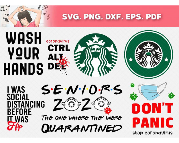 Stay At Home SVG Bundle 45+