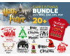 Harry Potter Christmas SVG Bundle 20+