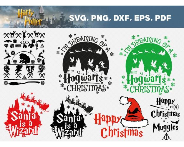 Harry Potter Christmas, Wizard, Harry Potter, Magic Tools Svg, Gryffindor, Harry Potter Shirt, Wizard Svg, Harry Potter Png, Wizard School Svg