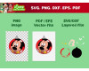Disney Christmas SVG Bundle 58+