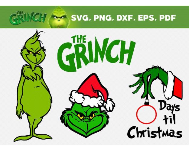 Grinch SVG Bundle 18+