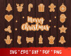 Christmas Patterns Fonts SVG Bundle 30+