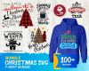 Christmas T-Shirt SVG Bundle 100+