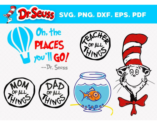Dr. Seuss SVG Bundle 41+