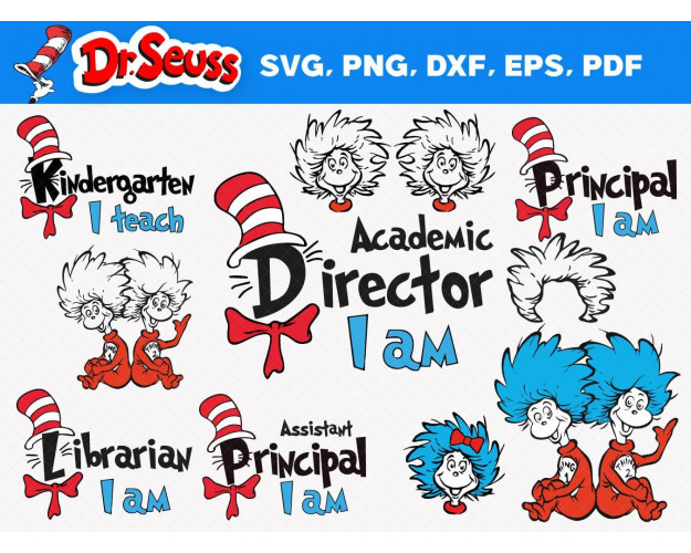 Dr. Seuss SVG Bundle 70+
