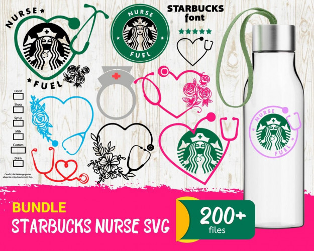 Starbucks SVG Bundle, Cold Cup Svg, Starbucks Cup Svg, Starbucks Cup Wrap, Starbucks Full Wrap, Svg Files For Cricut