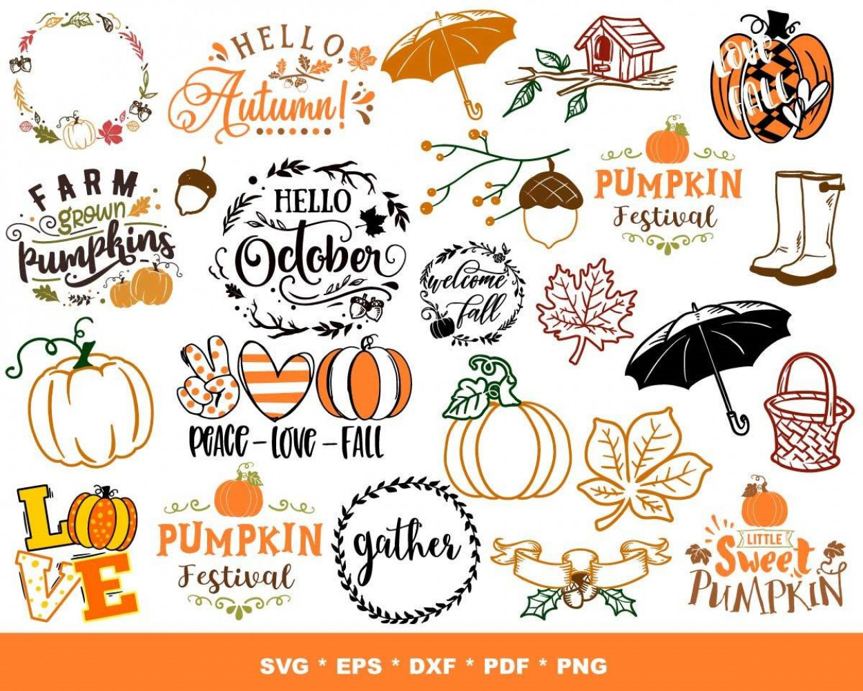 Fall Shirt SVG Bundle 500+ SVG, PNG, DXF, PDF 1.0