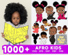 Afro Kids SVG Bundle, Black Woman Svg, African American Svg, Black Girl Svg, Black Queen Svg, African American, Melanin Svg, Afro Svg, Afro Girl Svg, Black History Svg