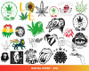 Cannabis Svg, Weed Svg, 420 Svg, Smoking Weed Svg, Smoking Joint Svg, Stoner Svg, Rasta, Reggae