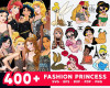 Fashion Princess SVG Bundle 400+
