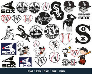 Chicago White Sox SVG • MLB Baseball Team T-shirt Design SVG Cut Files  Cricut
