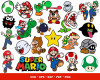 Super Mario SVG Bundle 200+