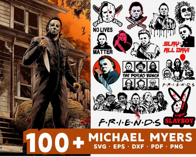 Michael Myers SVG Bundle 100+