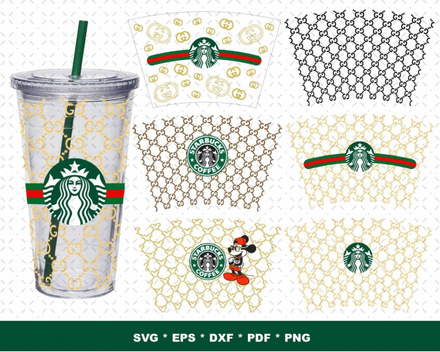 Starbucks Wrap Luxury SVG Bundle, High-quality PNG files, Crafting projects, Endless crafting adventures