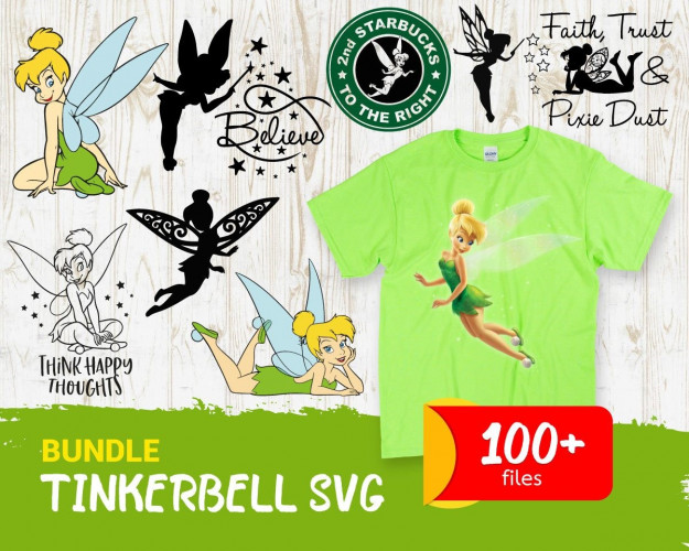 TinkerBell SVG Bundle 100+